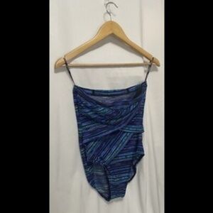 MIRACLESUIT Sanskrit Gaia womens 8 Tummy Control One-piece Multicolor Swimsuit